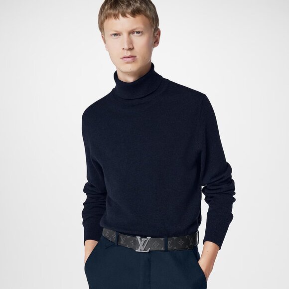 Louis Vuitton LV Initiales Silver Buckle Reversible Belt - Picture 5 of 5